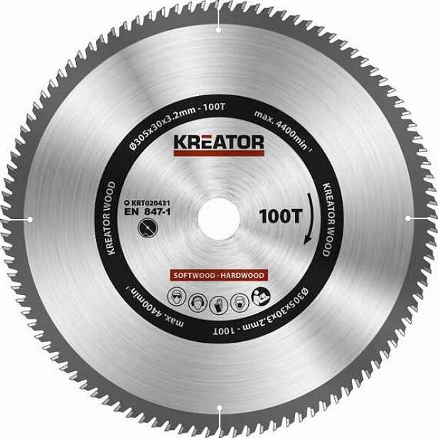 Kreator pilový kotouč 305mm*30mm 100 Wz Hm KRT020431