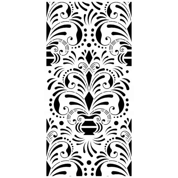 Omítací Šablona LuxBud Panel 51 pro ozdobné omítky 92 cm Dekor 3D Zeď
