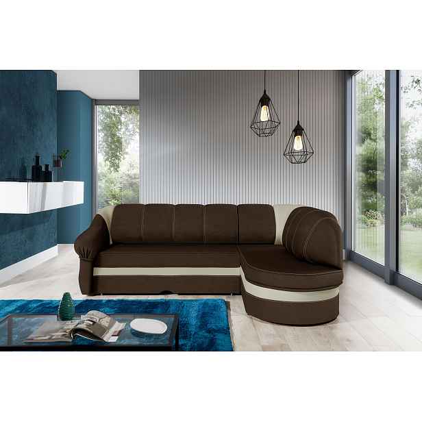 Sedací souprava Benano Provedení: Pravá varianta, látka: Sawana 16/ Soft 33