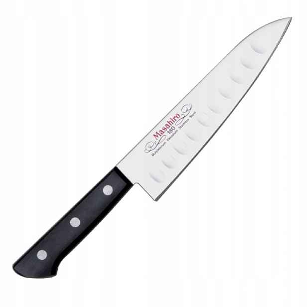 Nůž Masahiro Bwh Chef Dimple 180 mm [14080]
