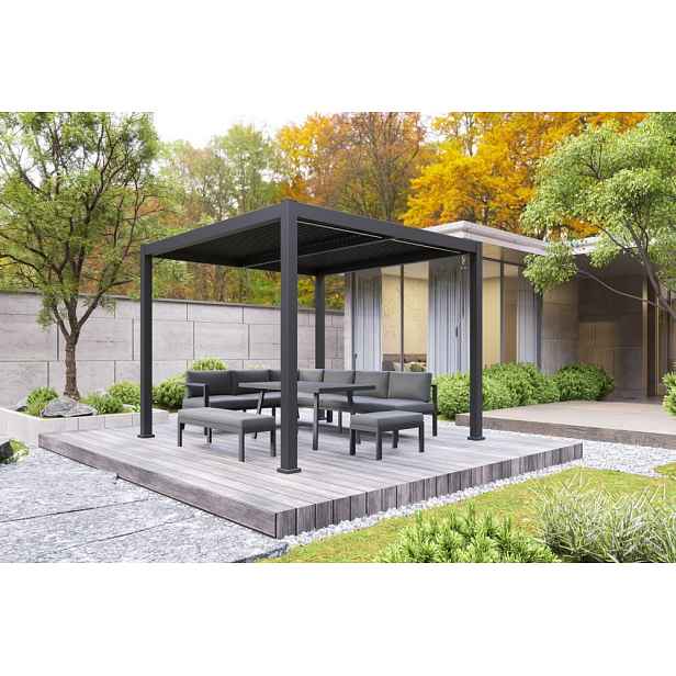 Bioklimatická pergola 3x3 m SCHATLER MODERN HomeGarden
