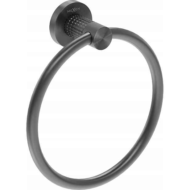 Mexen Triv držák na ručníky, kartáčovaná grafitová ocel 70A33031-66