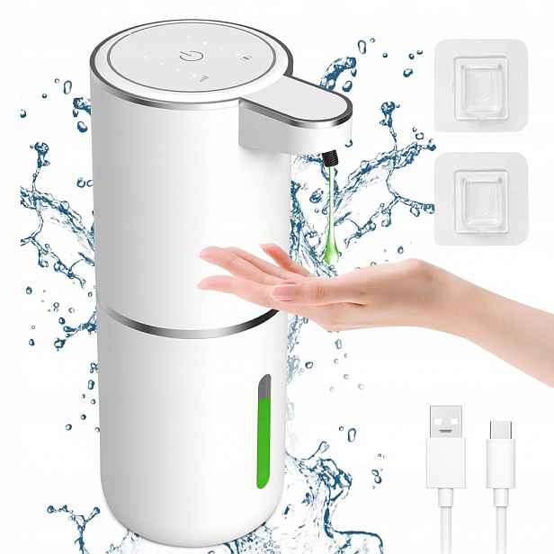 Automatický Dávkovač Mýdla 380ML Usb Nabíjecí, Bezdotykový Dávkovač Mýdla
