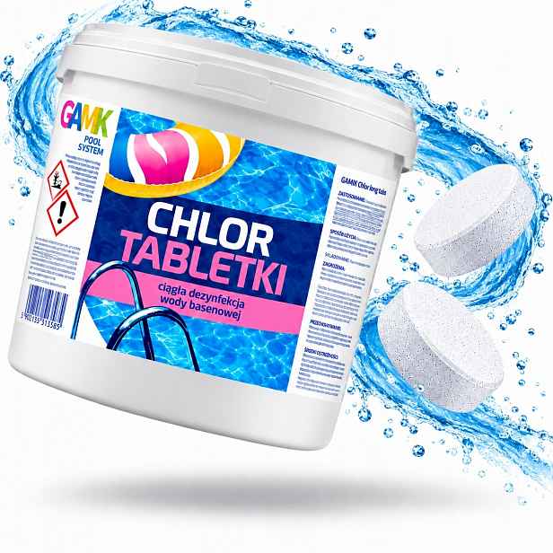 Chlor Tablety 200G 3KG 15X200G Aktivní Chlor Do Bazénu Dezinfekce Vody