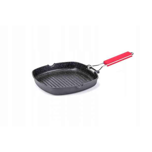 Grilovací Pánev Moneta Pro Grill 24 cm Skládací hliníková rukojeť