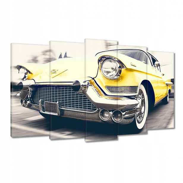 Obrazy 100x60 Žlutý Cadillac