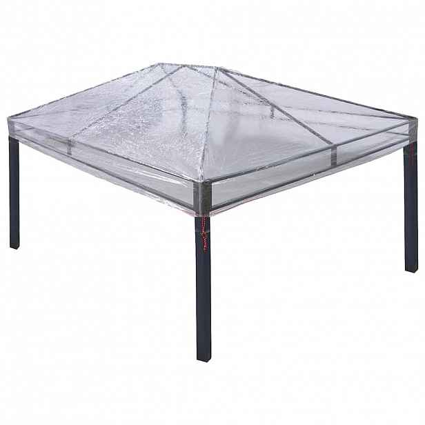 vidaXL Náhradní kryt altánu 400 x 300 x 32 cm Transparentní PVC