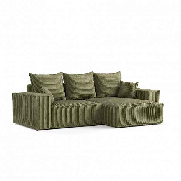 AltaBeds ROHOVÁ SEDAČKA SENSO, textil, Zelená