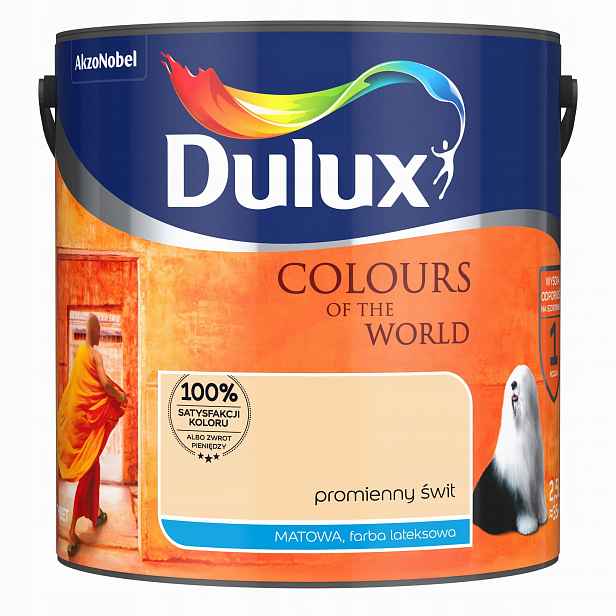 Dulux Barvy světa barva nástěnná s zářivým světlem Mat 2,5L