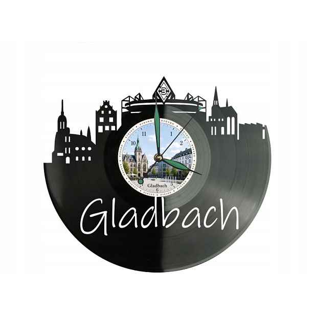 Gladbach Město Německo Nápad na Dárek Nástěnná Dekorace z vinylových desek