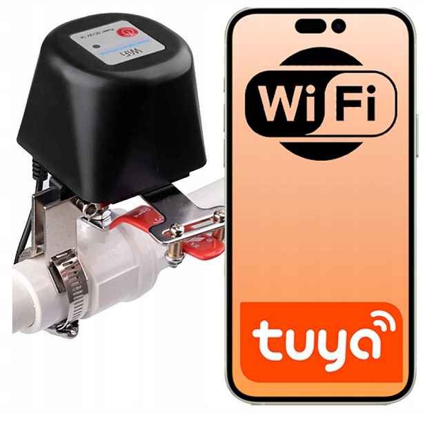 Hydraulický ventil vody a plynu Wifi ovladač Tuya Smart