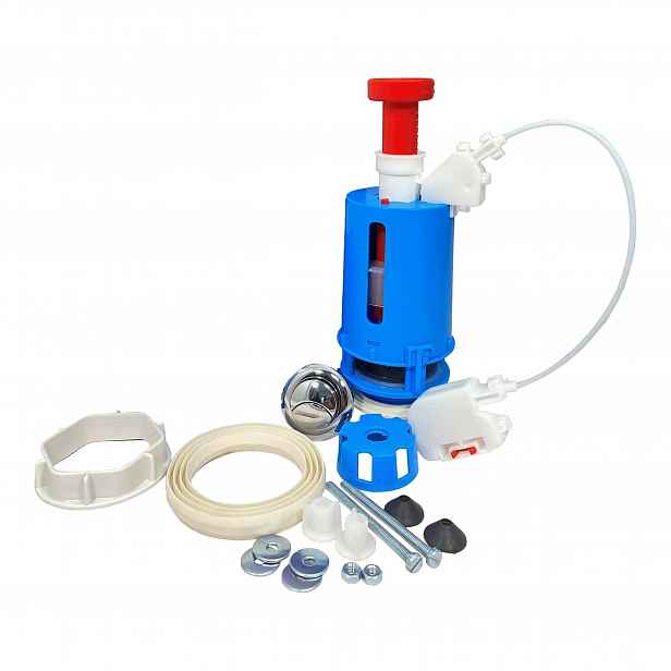 Mechanismus spulkování Wc 3/6 L Dvojitý tlačítkový chromovaný set