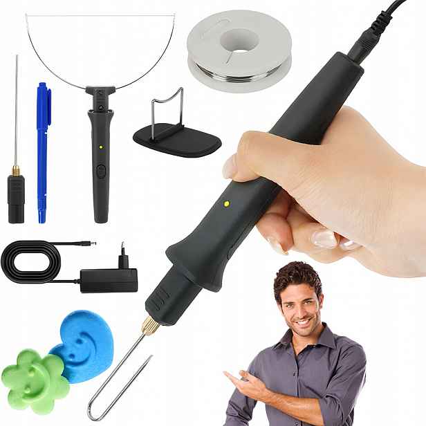 Nůž Na Řezání Polystyrénu 3V1 18W Pro Izolační Materiály