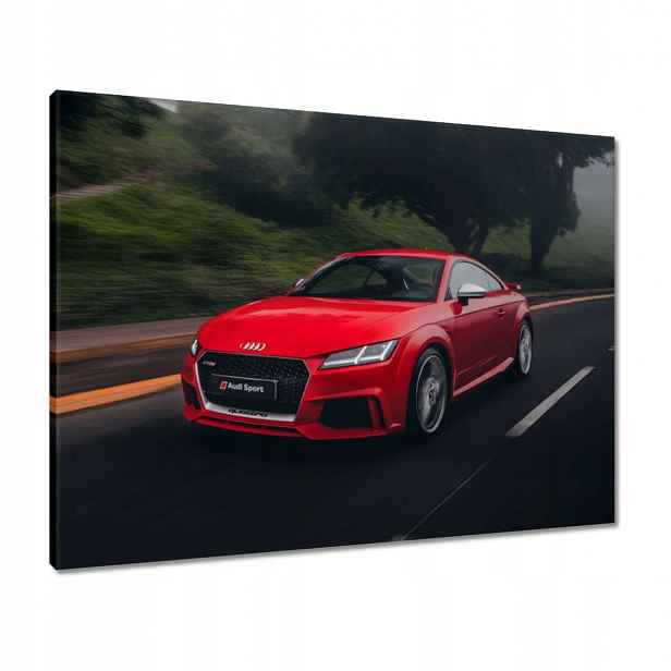 Obrazy 80x60 Červené Audi Auto