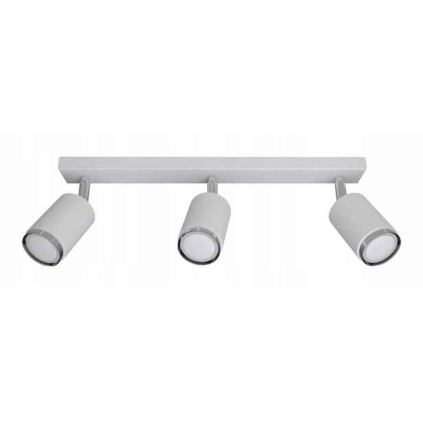 Závěsná lampa Idun 3xGU10, bílá-stříbrná, stropní