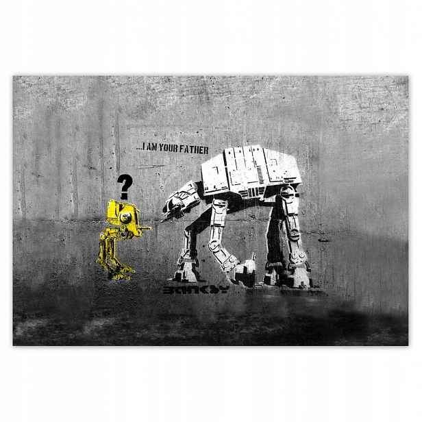 Fototapety 152x104 Banksy I am your father