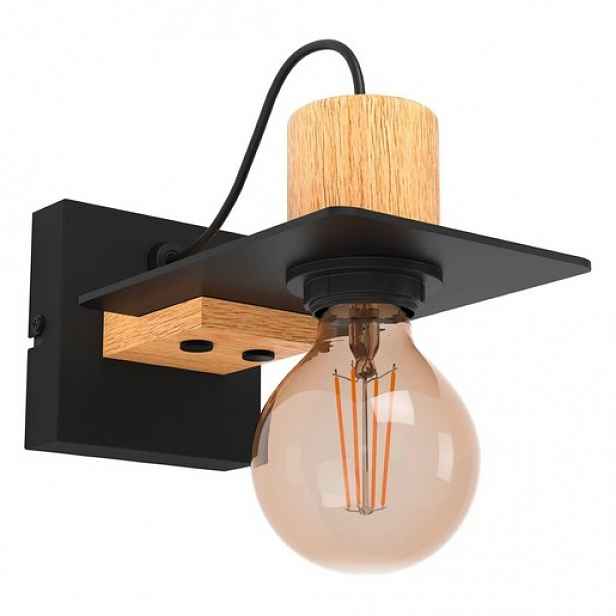 Nástěnná lampa Eglo BRAMERTON černá 43753
