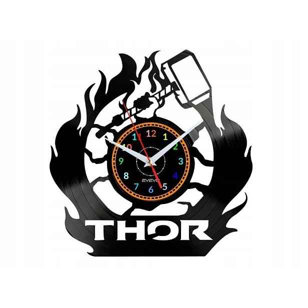 Thor Dárek Originální dekorace do domu Hodiny z vinylové desky