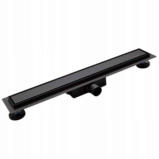 Lineární Odtok Duplex Next 100 cm Černý Teflon 2v1 Montáž na desku/panel