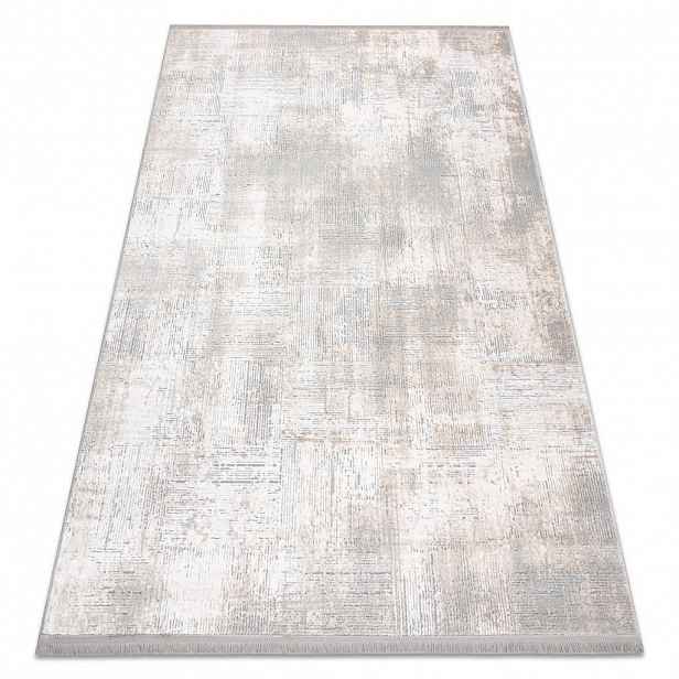 rugsX MODERNÍ koberec TULS strukturální, střapce 51231 Vintage slonová kost / šedá 180/270 cm