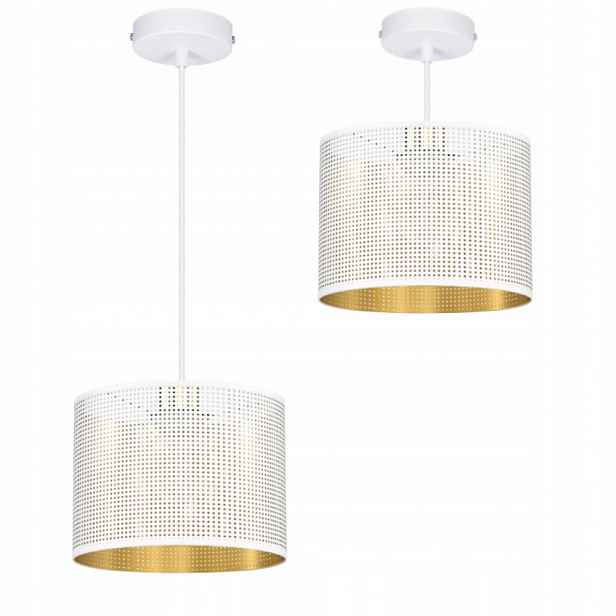 Závěsná Stropní Lampa S Ažurovým Stínidlem A Otvory