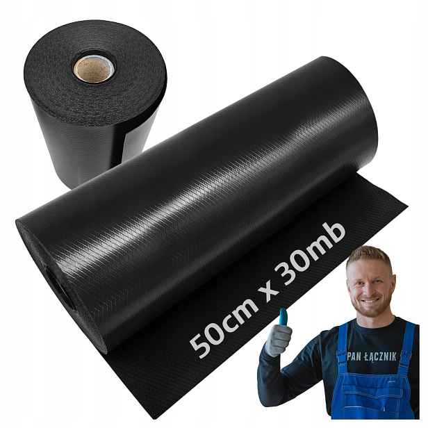 Fólie Eurovent Mauer Hdpe Horizontální izolace 1 mm 0,5 m x 30 m