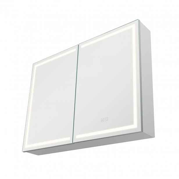 Koupelnová skříňka zrcadlo Led 60 x 80 cm silná 3 barvy police paměť 4 mm Hd