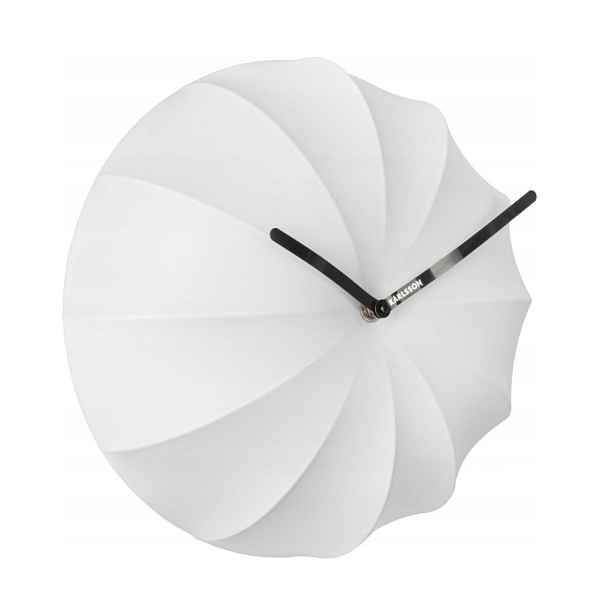 Nástěnné hodiny Karlsson deštník stretch Modern 3D KA5792WH Bílé