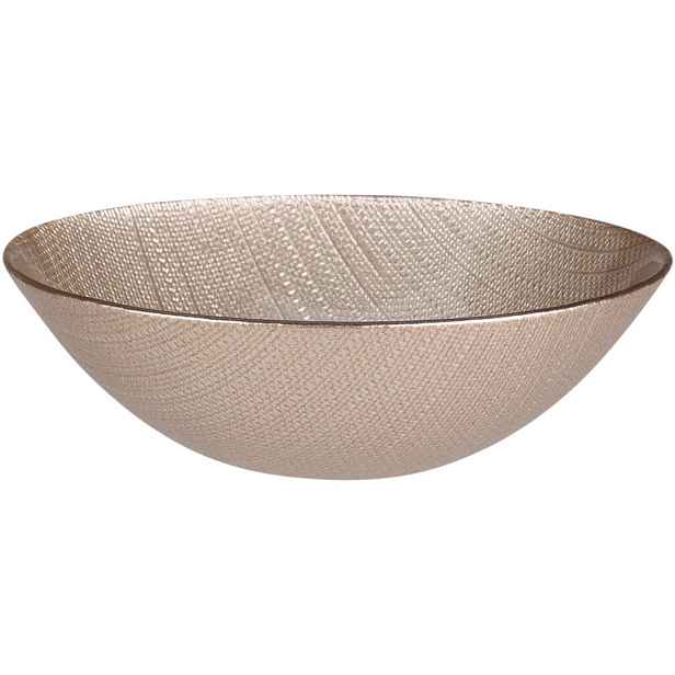 Siaki Collection Skleněná mísa SERVING 15 cm champagne