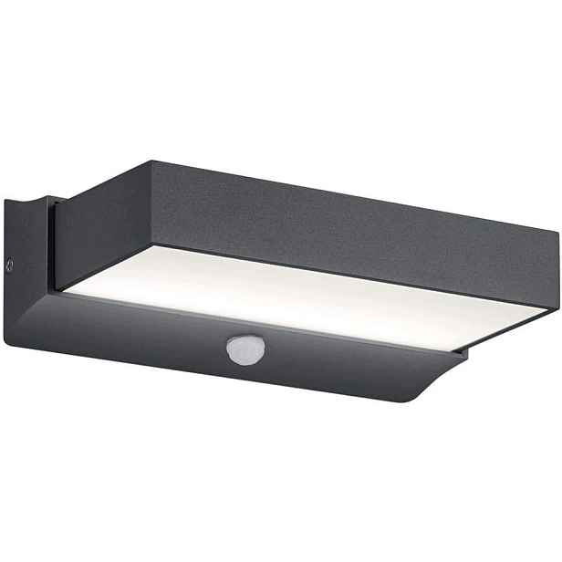 Trio Cuando Led Venkovní Nástěnná Lampa S Pohybovým Senzorem Antracit