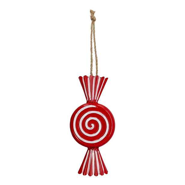 Kovová vánoční ozdoba 14 cm – Dakls