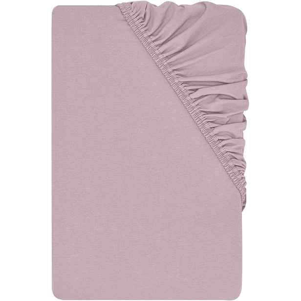 Livarno® Žerzejové napínací prostěradlo, 140-160 x 200 cm (světle růžová)
