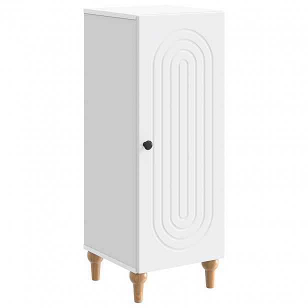 vidaXL Servírovací skříň Bílá 33 x 34,5 x 90 cm Kompozitní dřevo