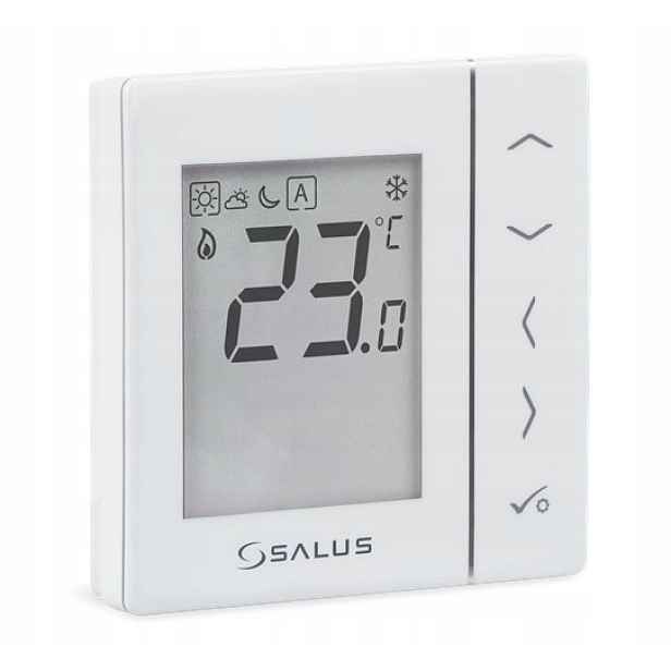 Podomítkový kabelový regulátor teploty, bílý Salus VS35W