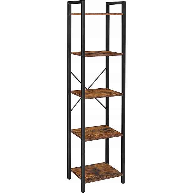 Industriální vitrína na knihy 146 cm Loft