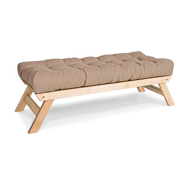 MarLiving Lavice BREEZIO 01 140 cm z masivu/béžová