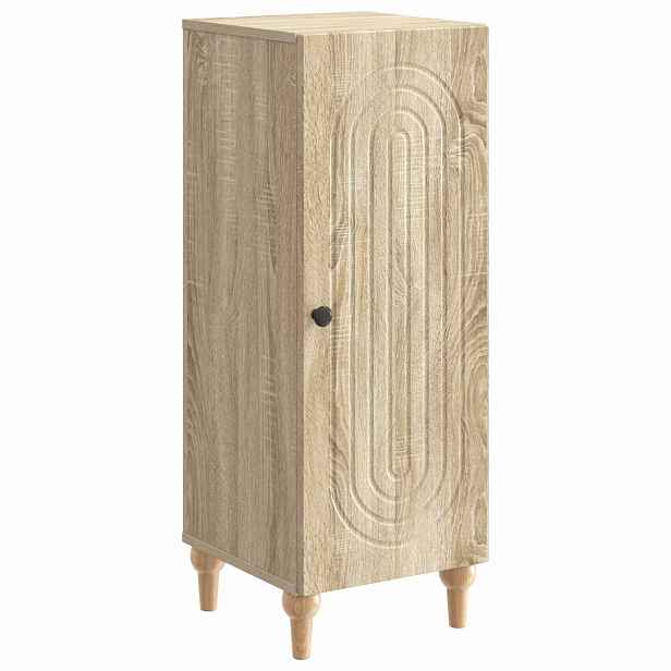 vidaXL Servírovací skříň Dub sonoma 33 x 34,5 x 90 cm Kompozitní dřevo