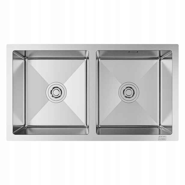 Kuchyňský Dřez 80X45 CM Nerezová Ocel 304 Inox Se Sifonem