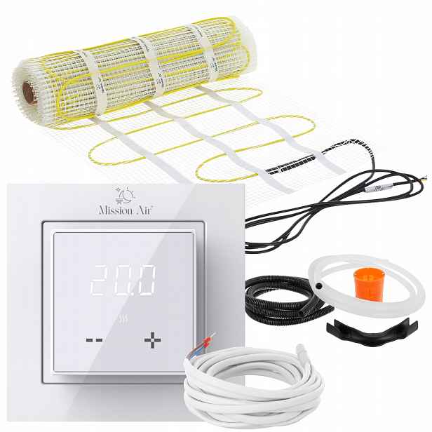 Komplet podlahového vytápění podlahy vyhřívací podložka 160 W² 3,5 m²