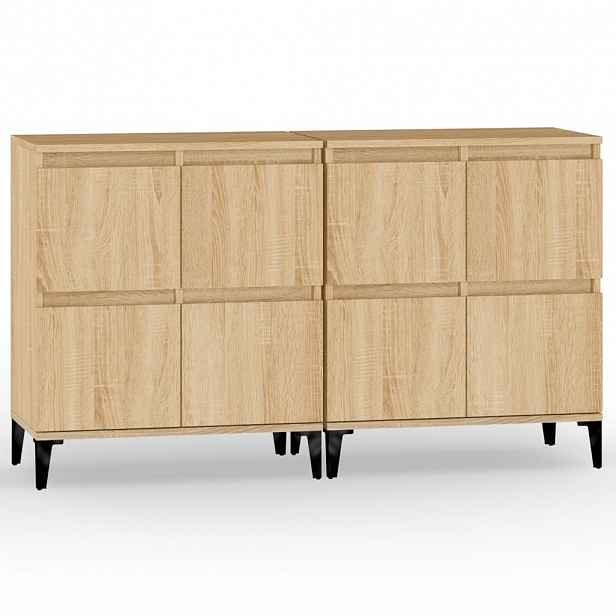 vidaXL Příborníky 2 ks dub sonoma 60 x 35 x 70 cm kompozitní dřevo
