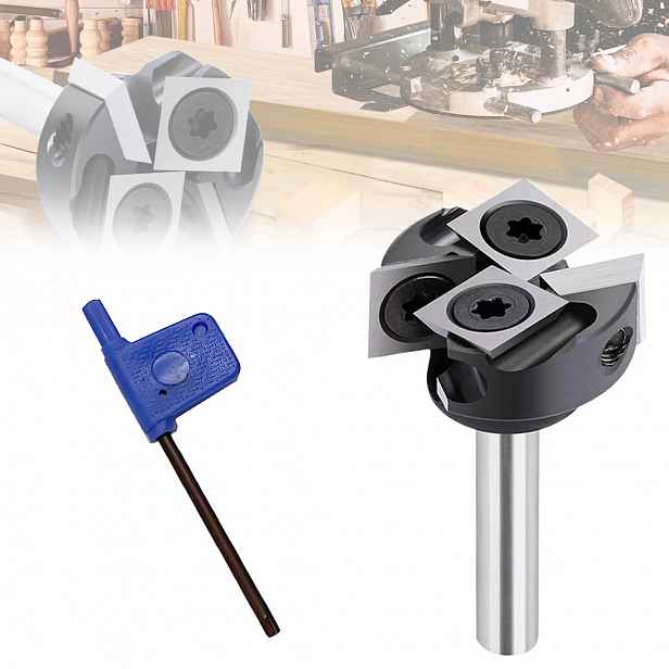 Čelní Fréza S Stopkou 6 MM, Drážkovací Fréza, Čelní Fréza Pro Cnc Frézku
