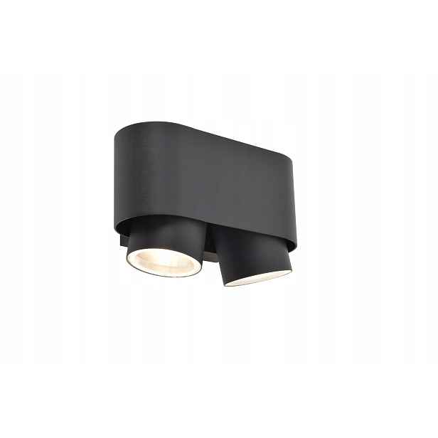 Fasádní nástěnná lampa šedá Cypres GU10 IP44 Lutec