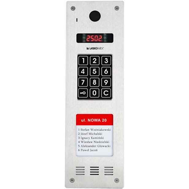 Laskomex CP-2533Č.-040 úzký vertikální audio panel z Rfid oceli