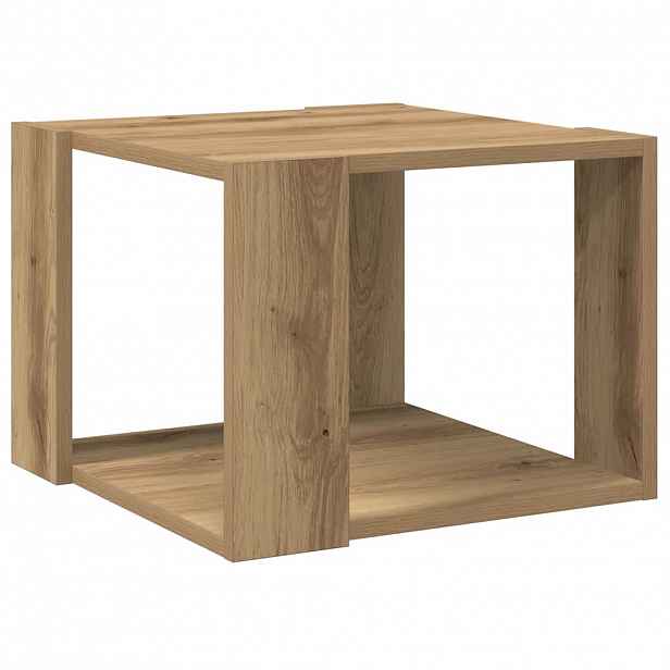 vidaXL Konferenční stolek dub artisan 40x40x30 cm kompozitní dřevo