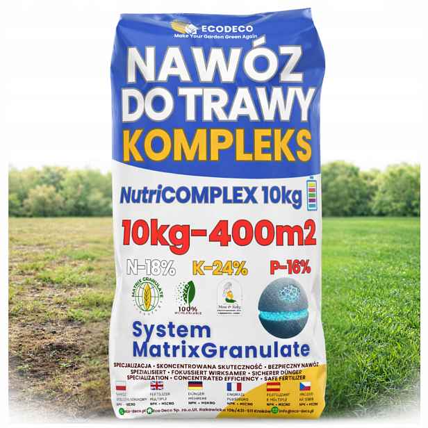 Hnojivo Letní komplex 10 kg Dlouhodobě působící komplex na mech a Trávy