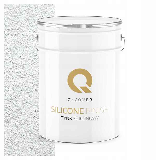 Silikonová Fasádní Omítka Bílá Studená 15 Kg Beránek Granulace 1.5 mm F102