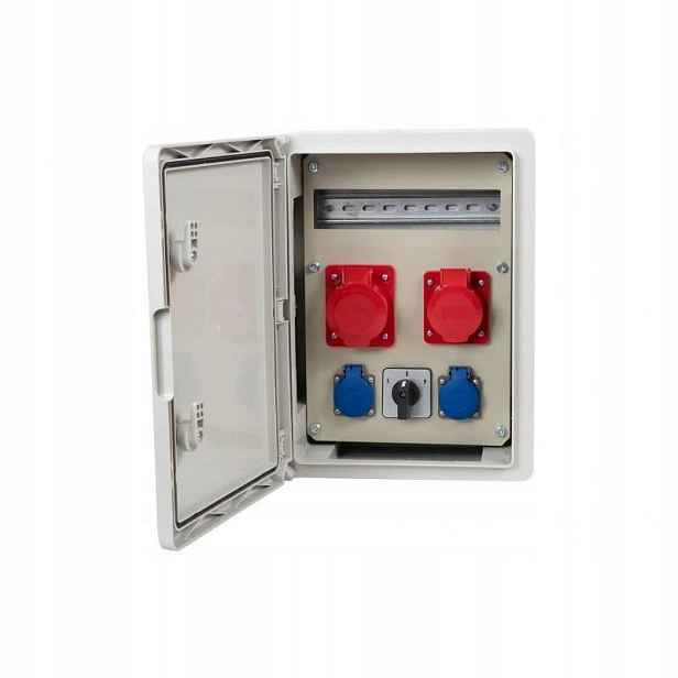 Stavební rozvaděč RB-300 12M 2x32A/5P, 2x230V, L/p IP65