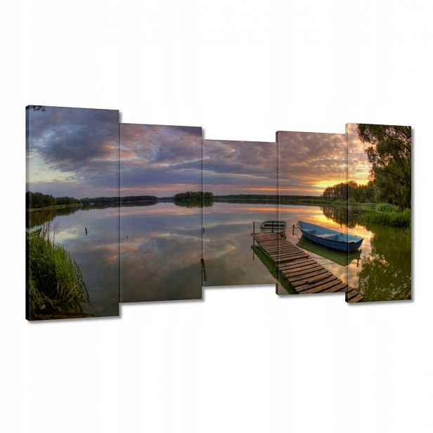 Obrazy 150x80 Západ slunce Wolsztyn