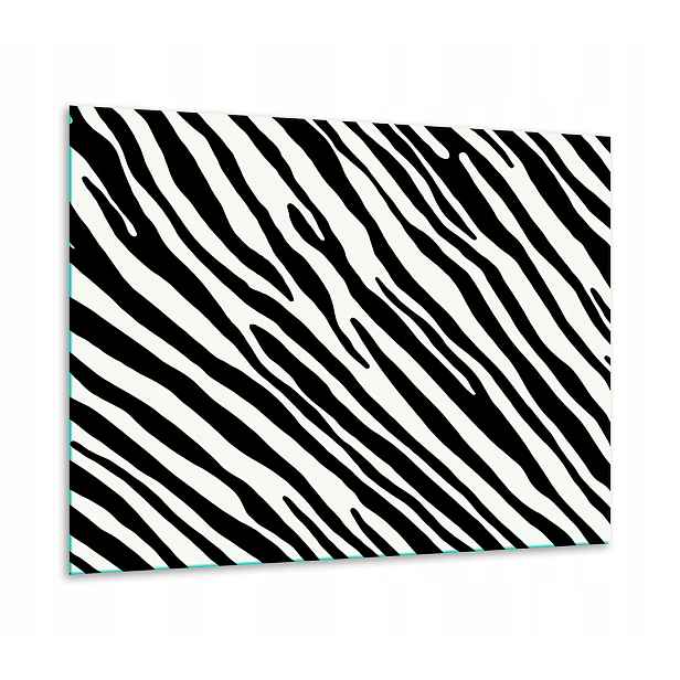 7v1 Skleněná Ochranná Deska Na Sporák 60X52 Zebra