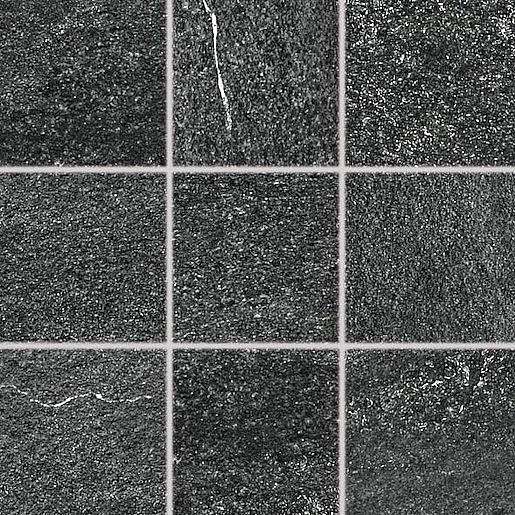 Dlažba Rako Quarzit černá 10x10 cm mat DAR12739.1